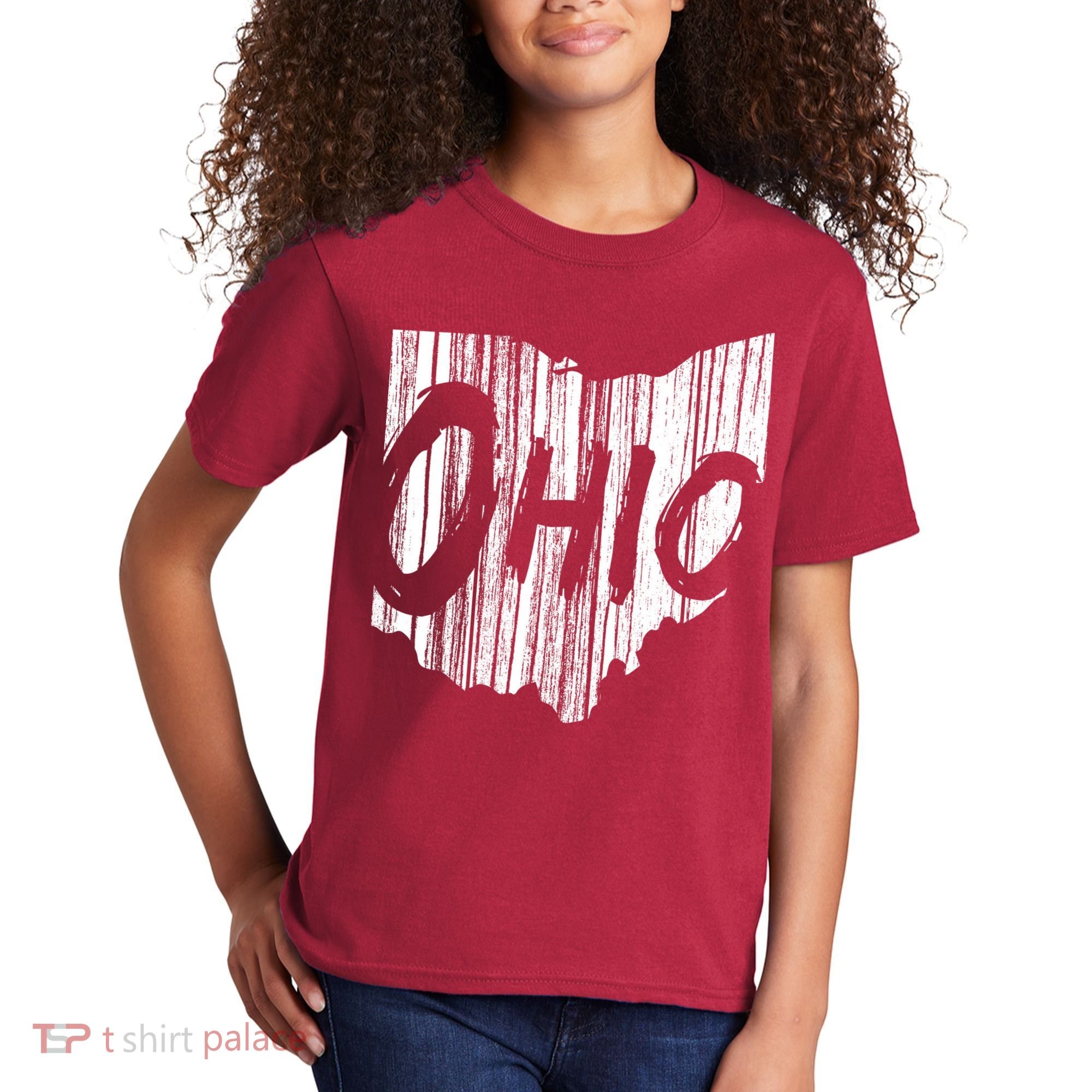 Ohio State Distressed Kids T-Shirt