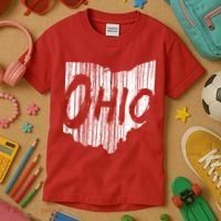 Ohio State Distressed Kids T-Shirt thumb 3