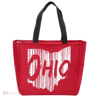 Ohio State Distressed Tote Bag