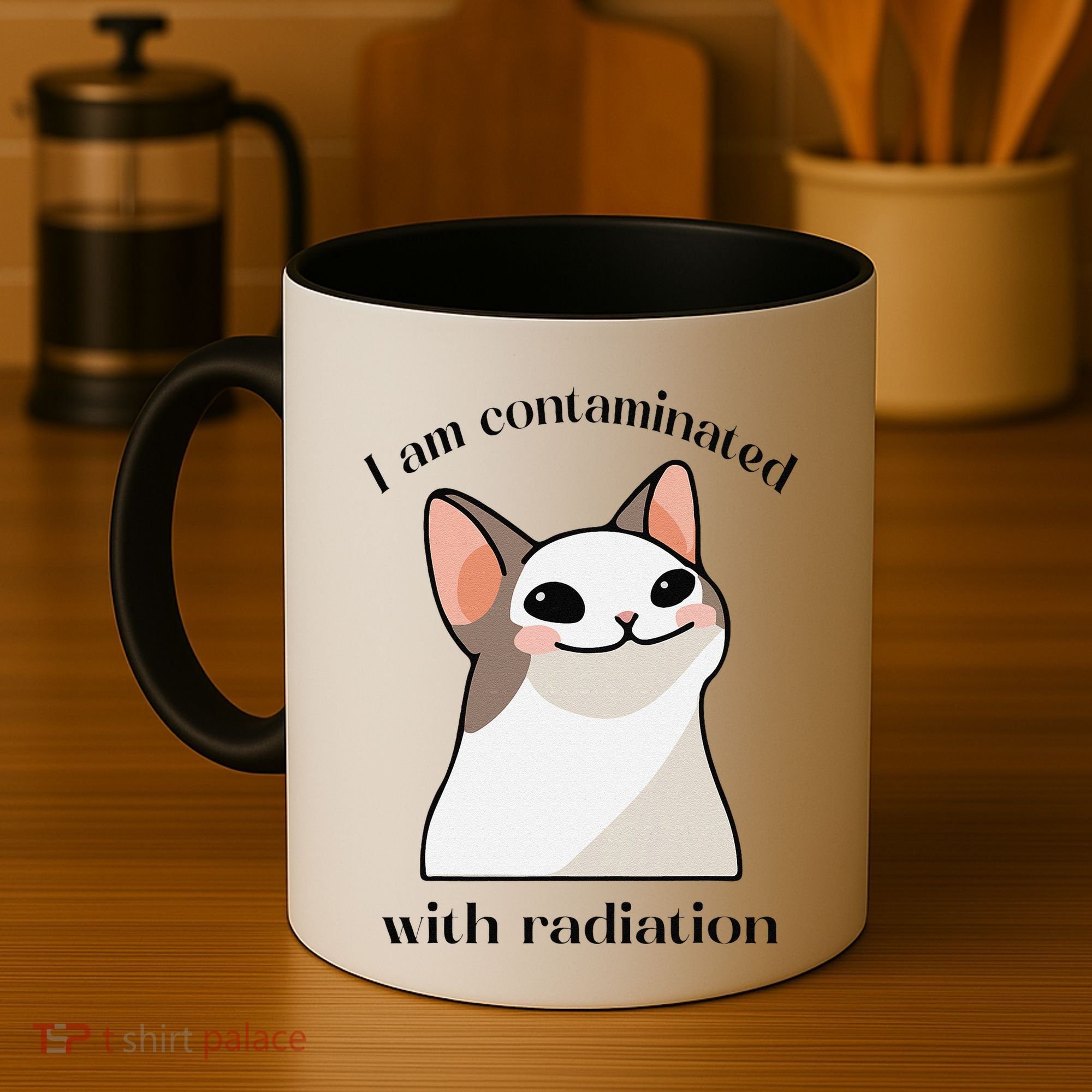 Oddly Specific Dank Meme I Am Contaminated With Radiation Coffee Mug