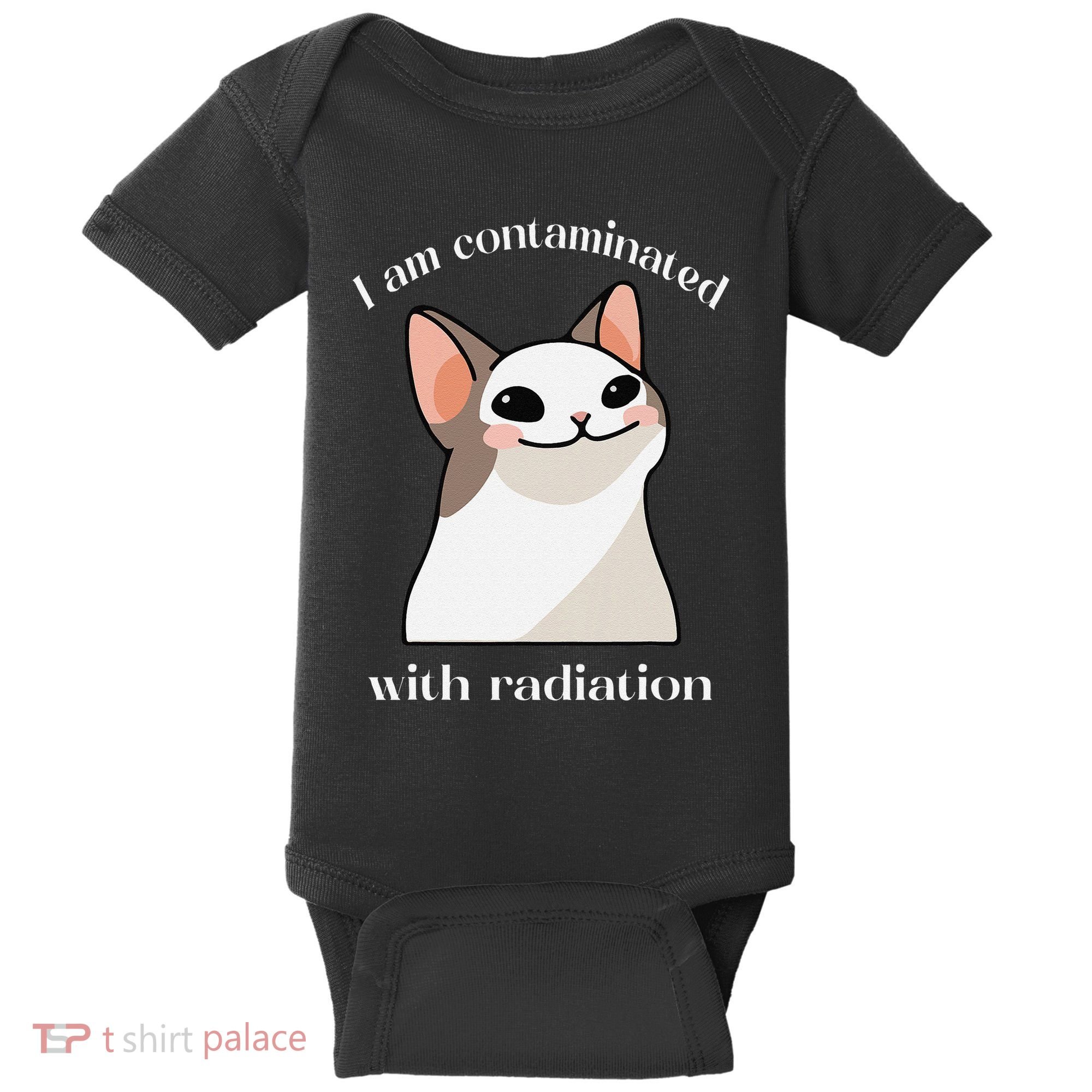 Oddly Specific Dank Meme I Am Contaminated With Radiation Baby Bodysuit