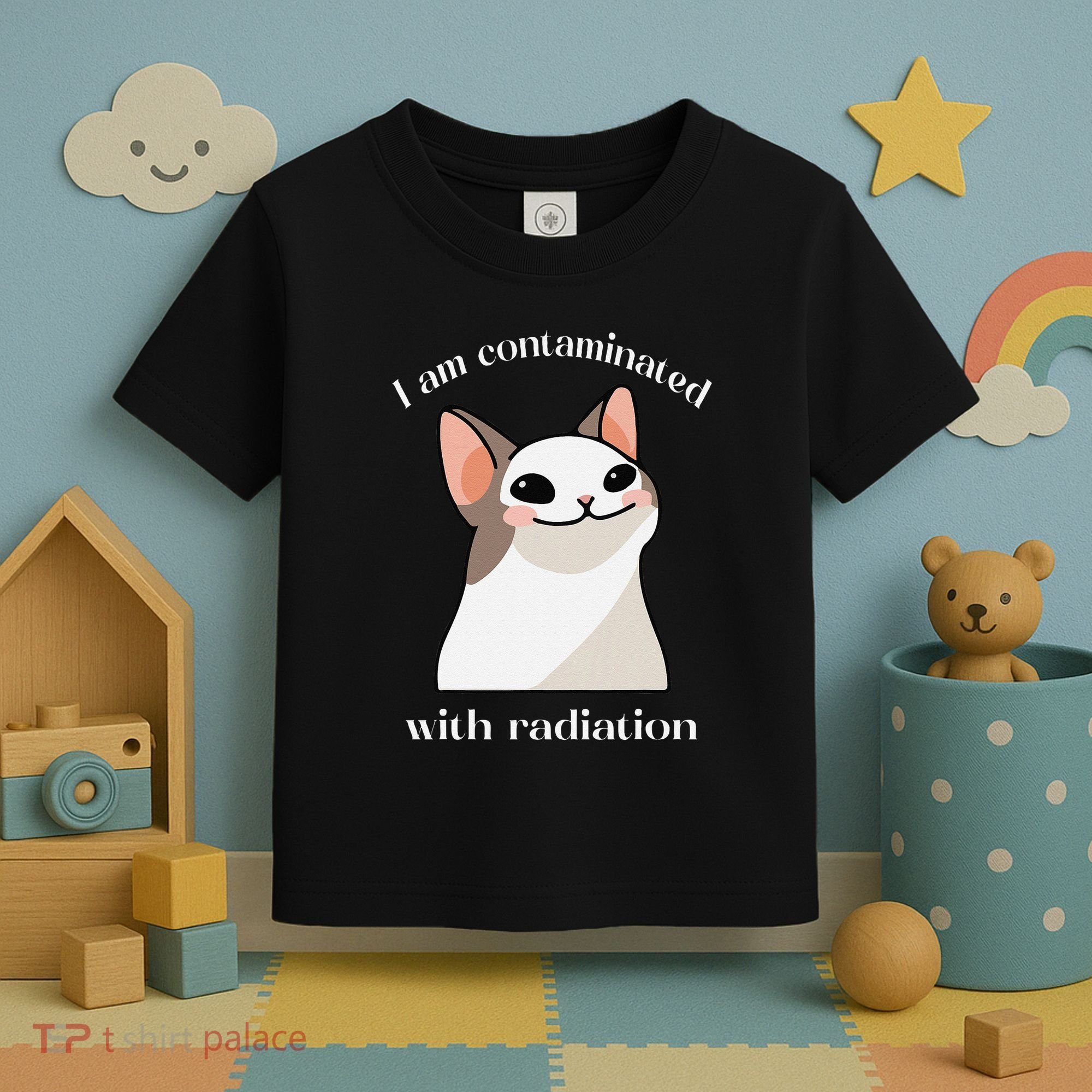 Oddly Specific Dank Meme I Am Contaminated With Radiation Toddler T-Shirt