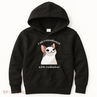 Oddly Specific Dank Meme I Am Contaminated With Radiation Kids Hoodie thumb 0