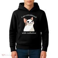Oddly Specific Dank Meme I Am Contaminated With Radiation Kids Hoodie thumb 4