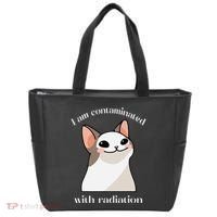 Oddly Specific Dank Meme I Am Contaminated With Radiation Tote Bag thumb 0
