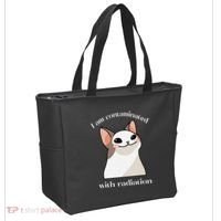 Oddly Specific Dank Meme I Am Contaminated With Radiation Tote Bag thumb 2