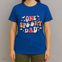 One Spooky Dad Costume Halloween T-Shirt thumb 4