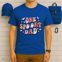 One Spooky Dad Costume Halloween T-Shirt thumb 6