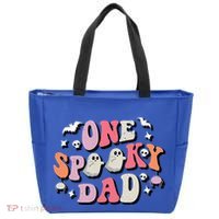 One Spooky Dad Costume Halloween Tote Bag thumb 0