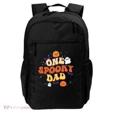 One Spooky Dad Boo Halloween Cute Family Matching Group Gift Backpack