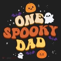 One Spooky Dad Boo Halloween Cute Family Matching Group Gift Beanie thumb 2