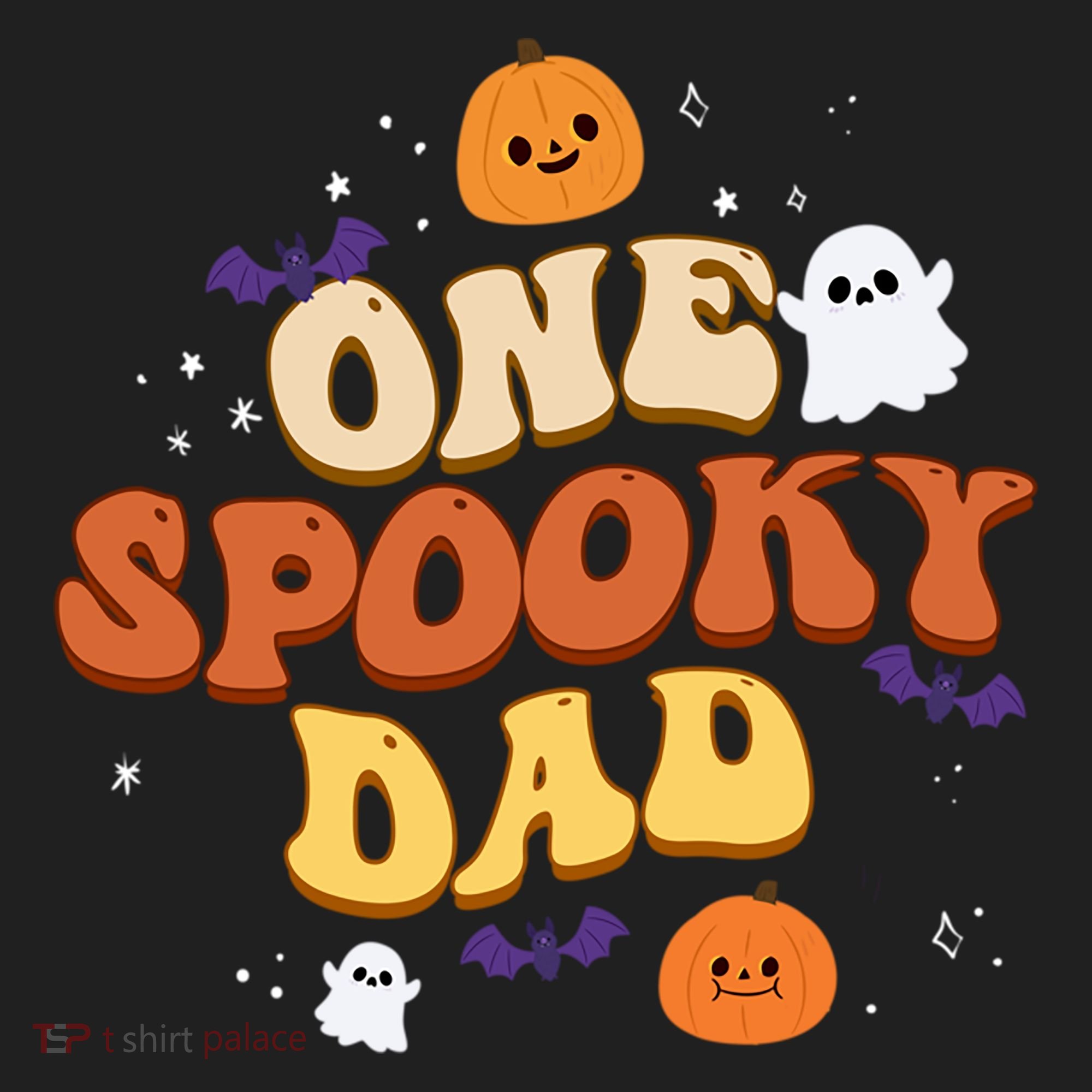 One Spooky Dad Boo Halloween Cute Family Matching Group Gift Beanie