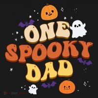 One Spooky Dad Boo Halloween Cute Family Matching Group Gift Pajama Set thumb 2