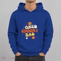 One Spooky Dad Boo Halloween Cute Family Matching Group Gift Hoodie thumb 0