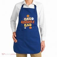 One Spooky Dad Boo Halloween Cute Family Matching Group Gift Apron thumb 2