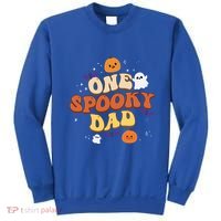 One Spooky Dad Boo Halloween Cute Family Matching Group Gift Sweatshirt thumb 0