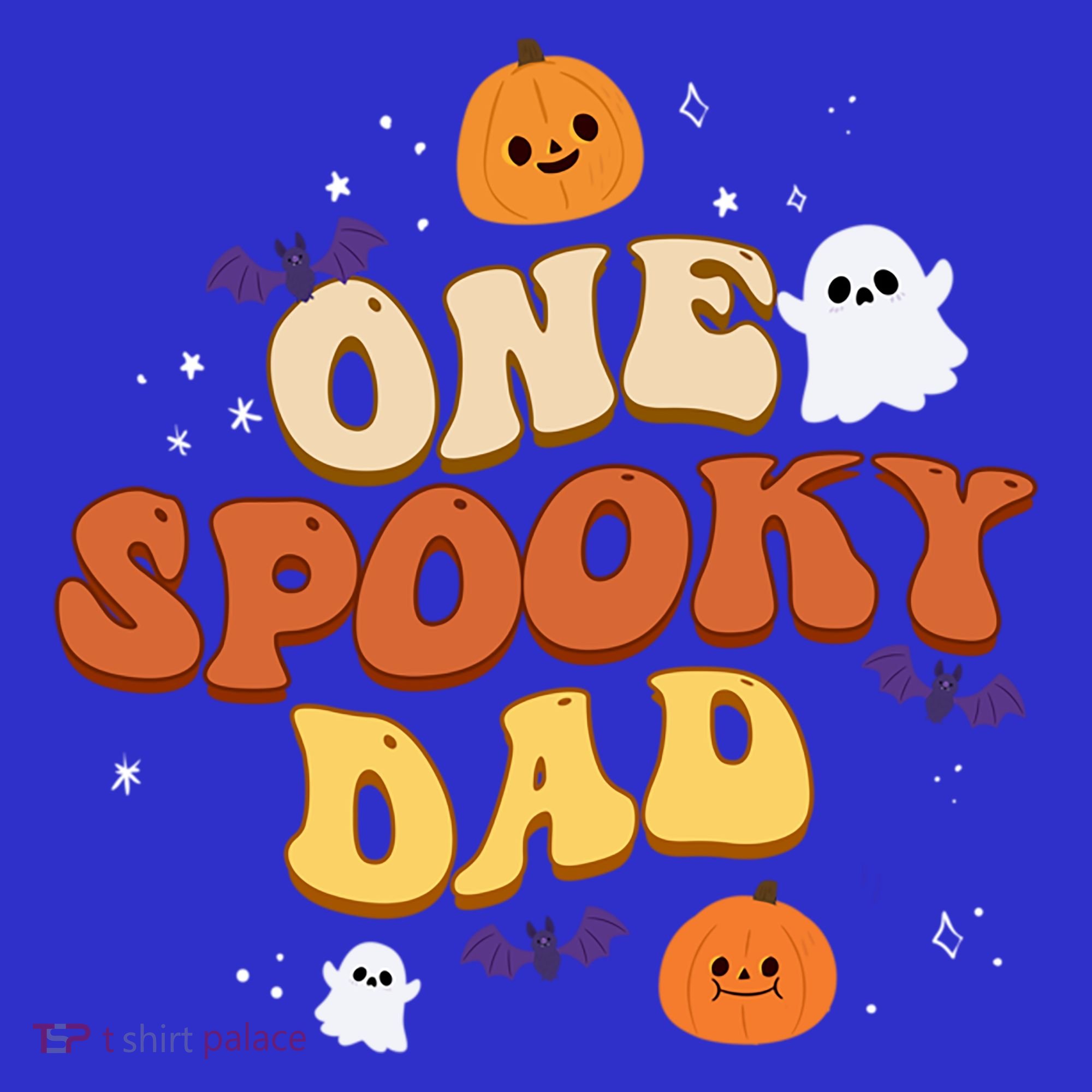One Spooky Dad Boo Halloween Cute Family Matching Group Gift Sweatshirt