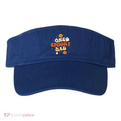 One Spooky Dad Boo Halloween Cute Family Matching Group Gift Visor