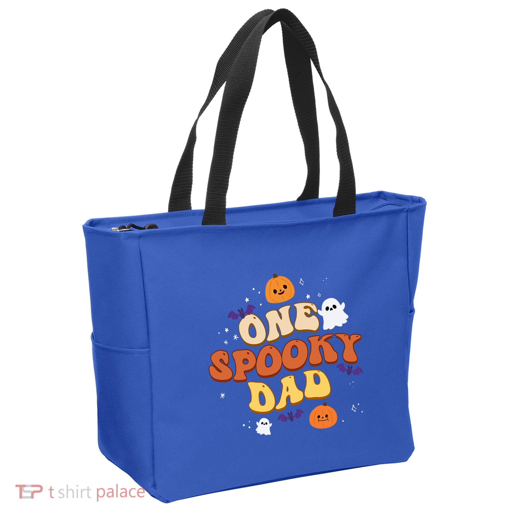 One Spooky Dad Boo Halloween Cute Family Matching Group Gift Tote Bag