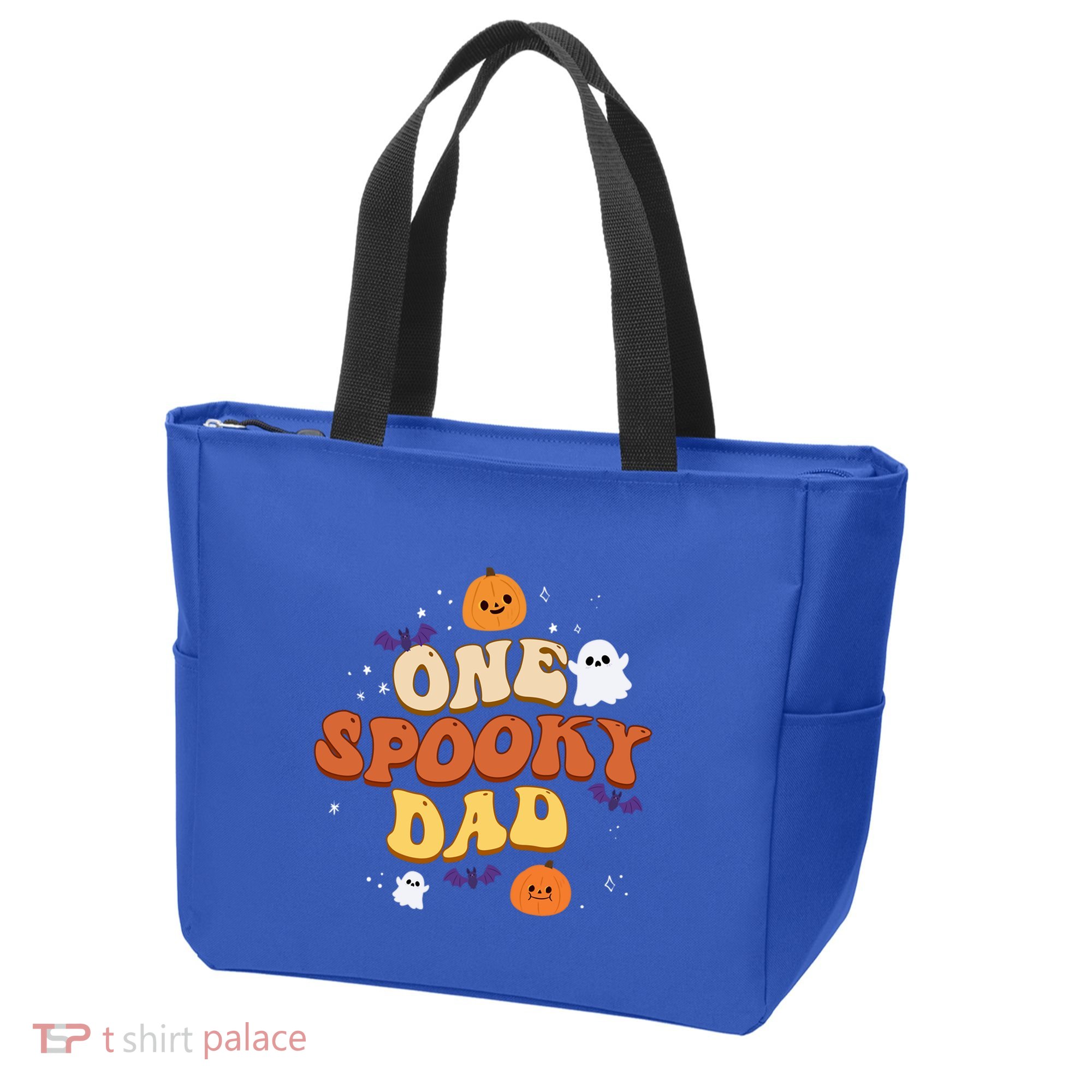 One Spooky Dad Boo Halloween Cute Family Matching Group Gift Tote Bag
