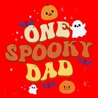 One Spooky Dad Boo Halloween Cute Family Matching Group Gift Santa Hat thumb 1