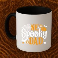One Spooky Dad Meaningful Gift Funny Halloween Family Matching Gift Coffee Mug thumb 2
