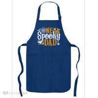 One Spooky Dad Meaningful Gift Funny Halloween Family Matching Gift Apron thumb 0