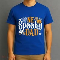 One Spooky Dad Meaningful Gift Funny Halloween Family Matching Gift T-Shirt thumb 3