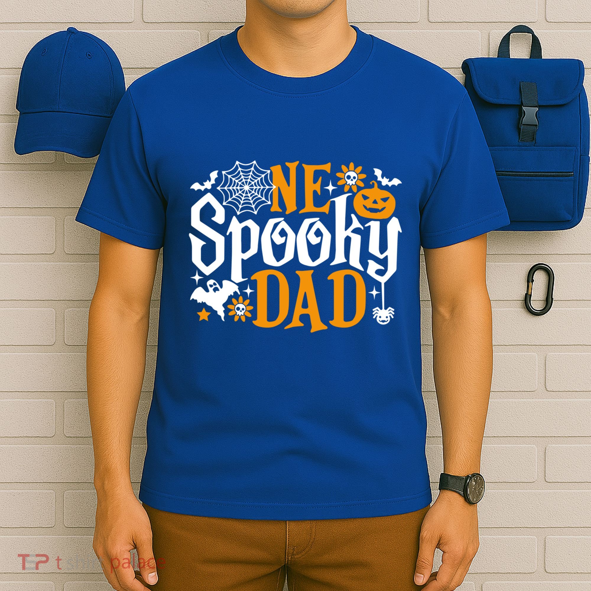One Spooky Dad Meaningful Gift Funny Halloween Family Matching Gift T-Shirt