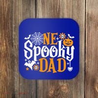 One Spooky Dad Meaningful Gift Funny Halloween Family Matching Gift Coaster thumb 0