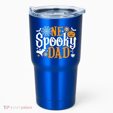 One Spooky Dad Meaningful Gift Funny Halloween Family Matching Gift Tumbler
