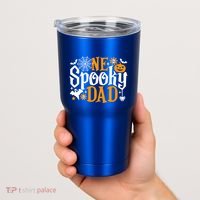 One Spooky Dad Meaningful Gift Funny Halloween Family Matching Gift Tumbler thumb 2