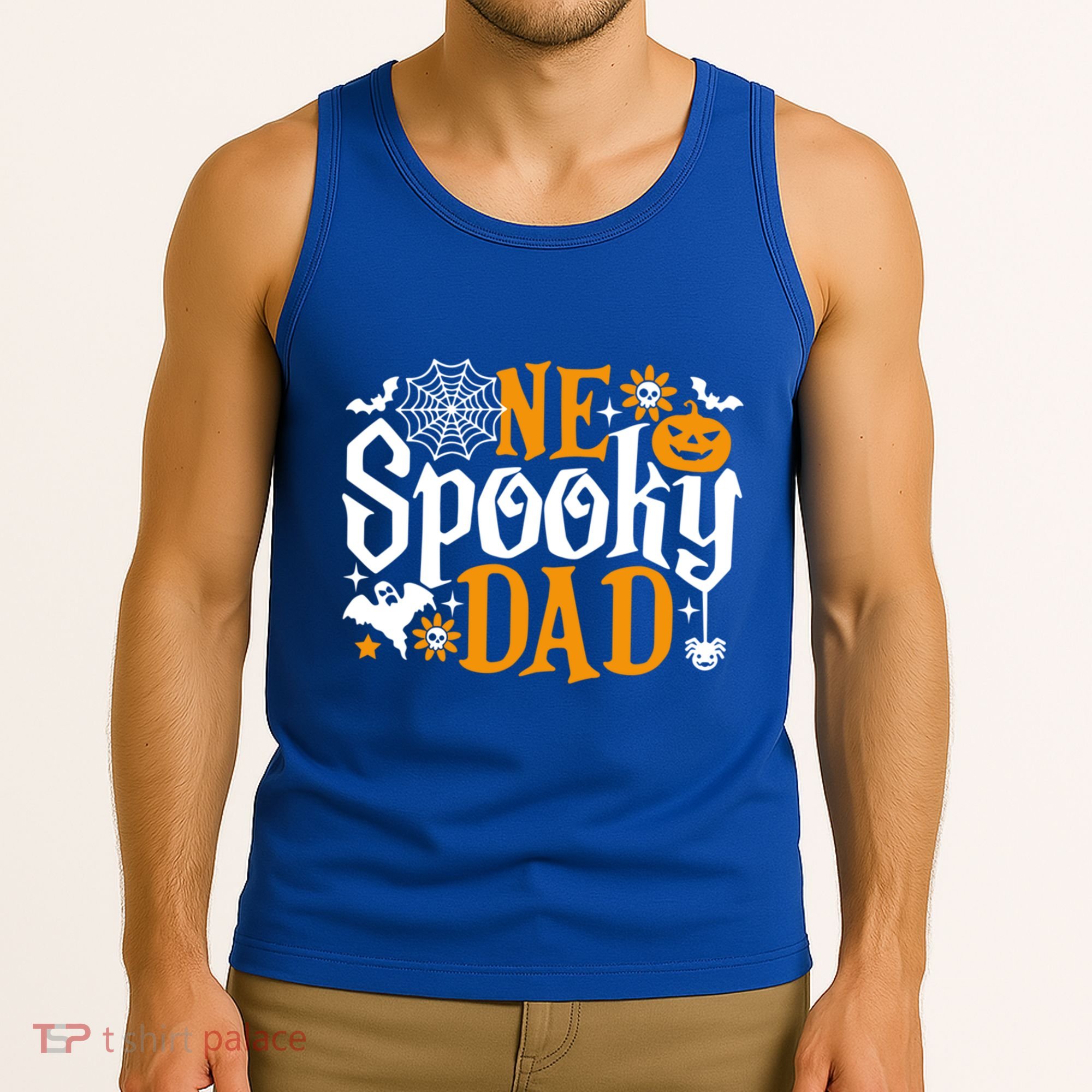 One Spooky Dad Meaningful Gift Funny Halloween Family Matching Gift Tank Top