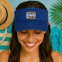 One Spooky Dad Meaningful Gift Funny Halloween Family Matching Gift Visor thumb 2