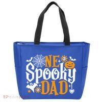 One Spooky Dad Meaningful Gift Funny Halloween Family Matching Gift Tote Bag thumb 0