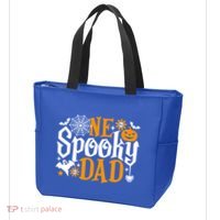 One Spooky Dad Meaningful Gift Funny Halloween Family Matching Gift Tote Bag thumb 3