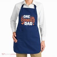One Spooky Dad Funny Halloween Gifts For Daddy / Father Apron thumb 2