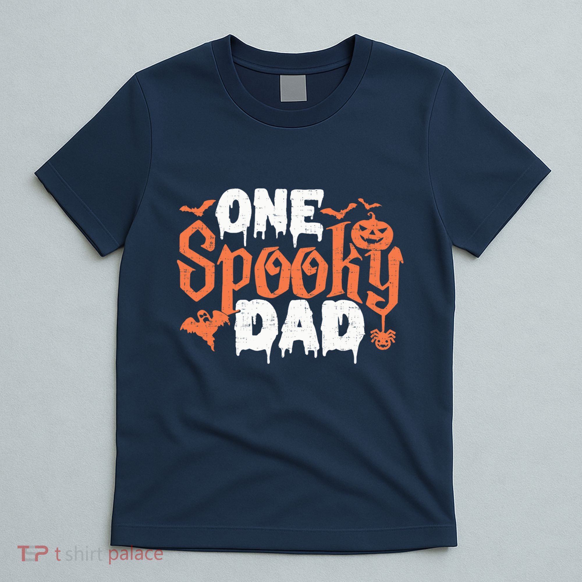 One Spooky Dad Funny Halloween Gifts For Daddy / Father T-Shirt