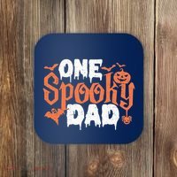 One Spooky Dad Funny Halloween Gifts For Daddy / Father Coaster thumb 0