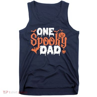 One Spooky Dad Funny Halloween Gifts For Daddy / Father Tank Top