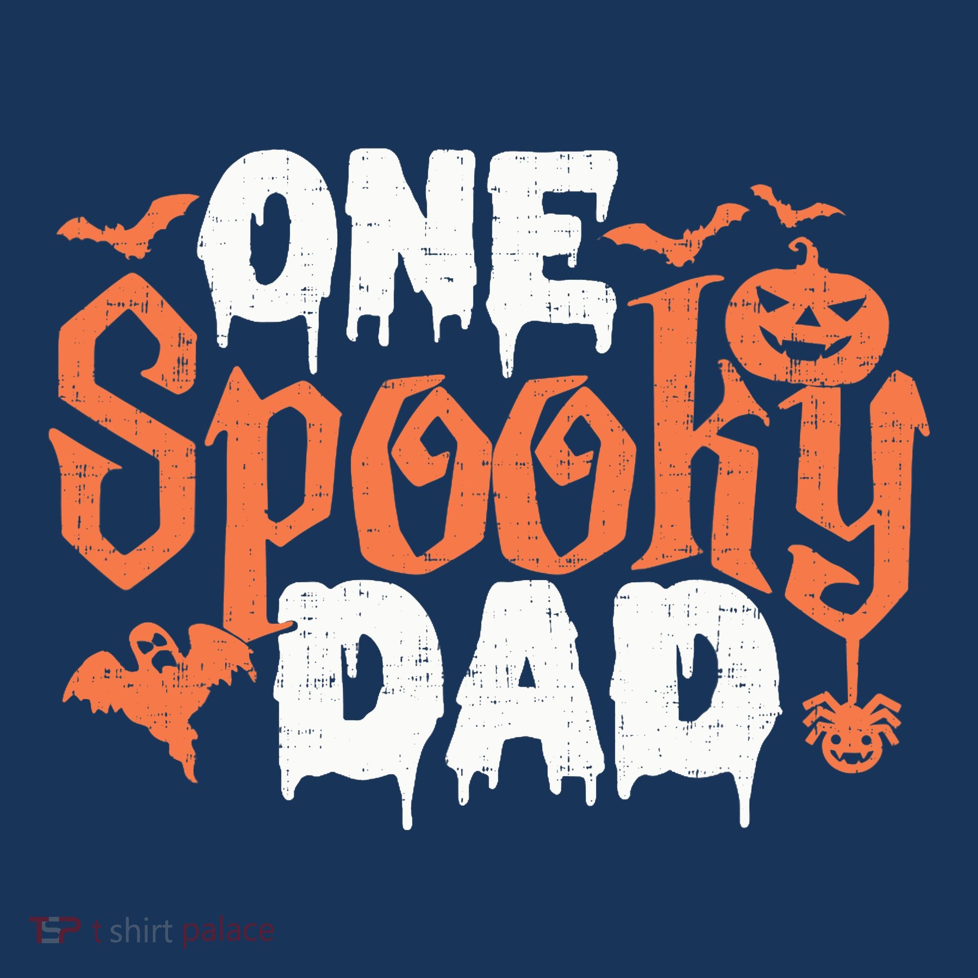 One Spooky Dad Funny Halloween Gifts For Daddy / Father Tank Top