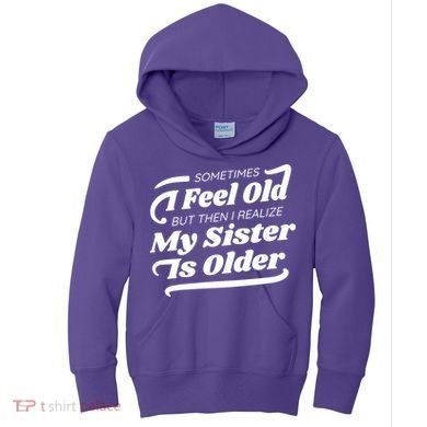 Older Sister Funny Kids Hoodie