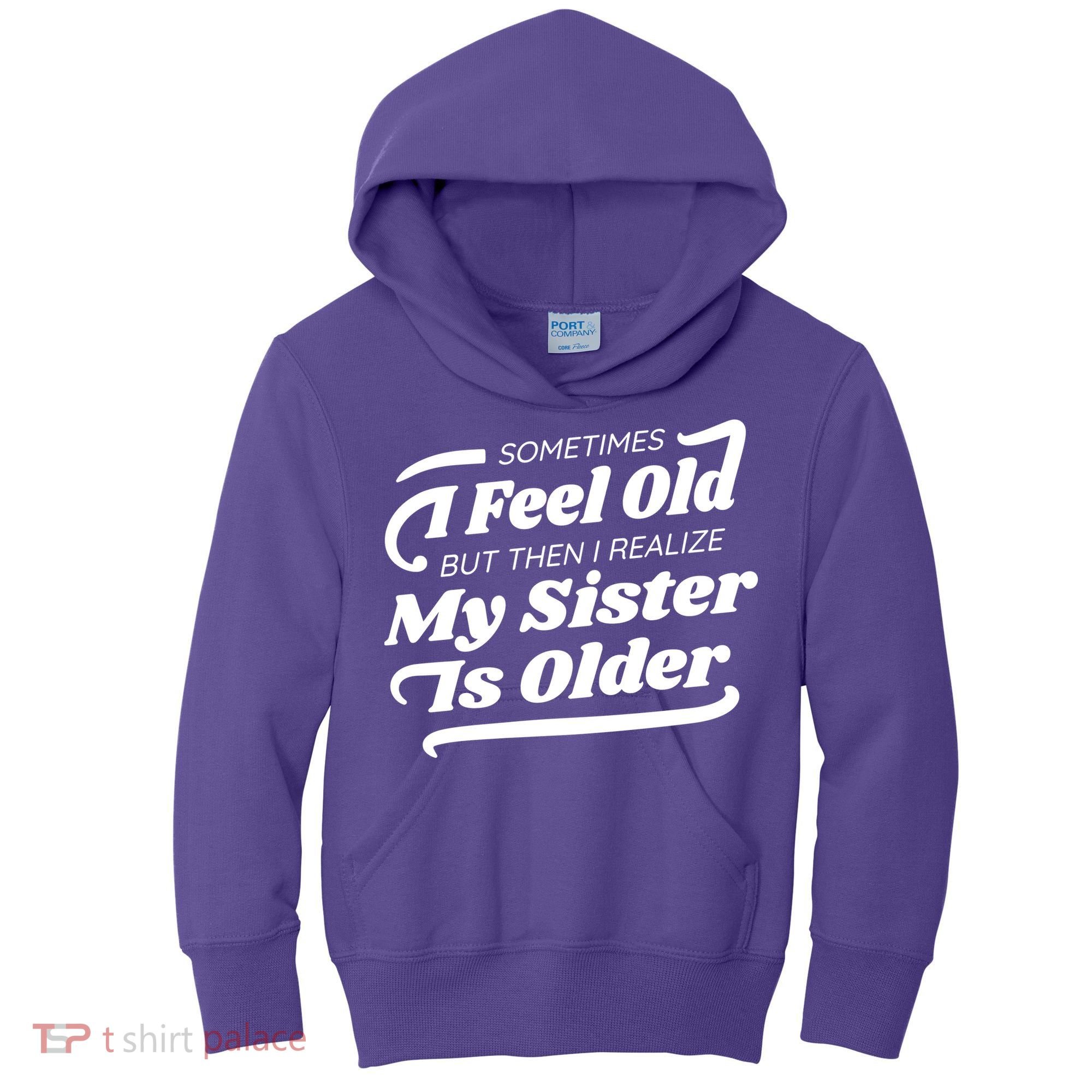 Older Sister Funny Kids Hoodie