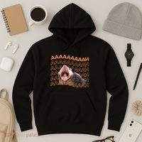 Opossum Screaming Funny Possum Trash Cat Meme Hoodie thumb 3