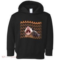 Opossum Screaming Funny Possum Trash Cat Meme Toddler Hoodie thumb 0