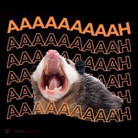 Opossum Screaming Funny Possum Trash Cat Meme Women's T-Shirt thumb 6