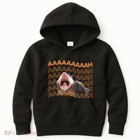 Opossum Screaming Funny Possum Trash Cat Meme Kids Hoodie thumb 0