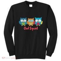Owl Squad For Owl Lover Cool Owl Sweatshirt thumb 0