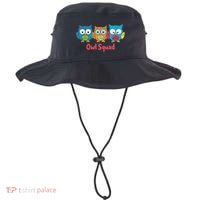 Owl Squad For Owl Lover Cool Owl Bucket Hat thumb 0