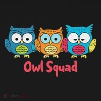 Owl Squad For Owl Lover Cool Owl Toddler Hoodie thumb 2